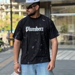 تیشرت طرحدار مشکی کد 242