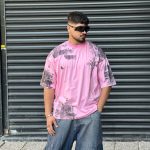 تیشرت لش رنگ صورتی کد 254