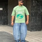 تیشرت چاپی 2نخ سبز روشن کد 365
