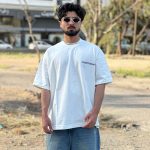 تیشرت طرحدار سفید کد 375