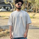تیشرت طرحدار شیری کد 379