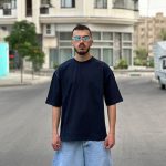 تیشرت بیسیک سرمه ای کد 393