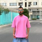 تیشرت بیسیک صورتی کد 394