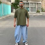 تیشرت بیسیک زیتونی کد 395