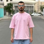 تیشرت بیسیک صورتی کد 399