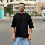 تیشرت بیسیک مشکی کد 402