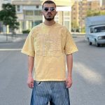 تیشرت سنگشوری طرحدار سنگشوری لیمویی کد 476