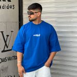 تیشرت لش آبی کد 513
