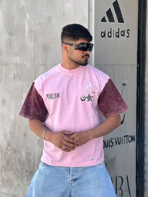 تیشرت سنگشوری رنگ صورتی کد 545