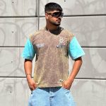 تیشرت سنگشوری رنگ کرم کد 546