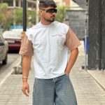 تیشرت سنگشوری سفید کد 563