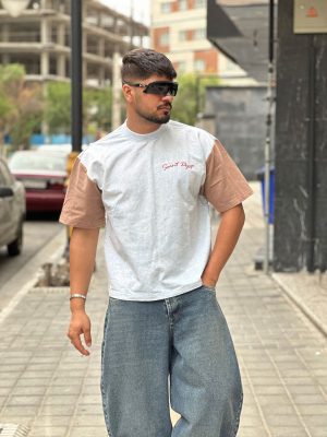تیشرت سنگشوری سفید کد 563
