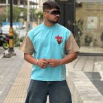 تیشرت سنگشوری آبی روشن کد 568