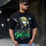 تیشرت گنگ مشکی کد 597