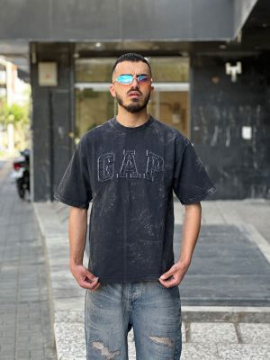 تیشرت سنگشوری رنگ زغالی کد 616