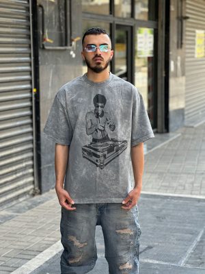 تیشرت سنگشوری رنگ طوسی کد 620