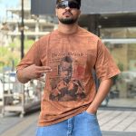تیشرت سنگشوری رنگ آجری کد 676