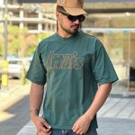 تیشرت طرحدار سبز کد 724