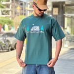 تیشرت طرحدار سبز کد 731
