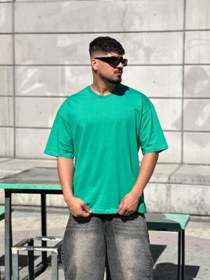 تیشرت بیسیک سبز کد 749