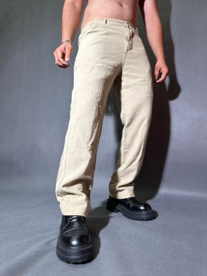 بگ پارچه ای کرم کد 397