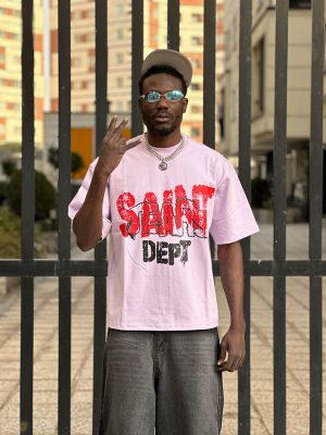 تیشرت طرحدار رنگ یاسی کد 3350