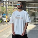 تیشرت طرحدار سفید کد 11257