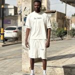 ست تیشرت شلوارک سفید کد 3496