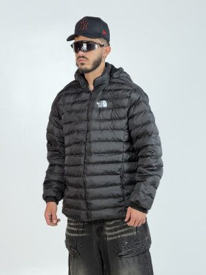 کاپشن NORTH FACE رنگ خاکستری کد 12255