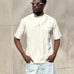 تیشرت طرحدار سفید کد 3500