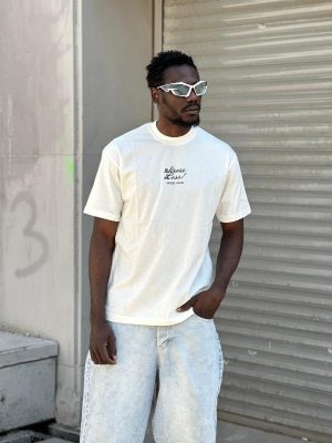 تیشرت طرحدار سفید کد 3503