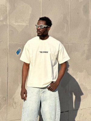 تیشرت طرحدار سفیدکد 3525