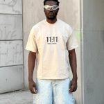 تیشرت طرحدار شیری کد 3537