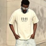 تیشرت طرحدار سفید کد 3539