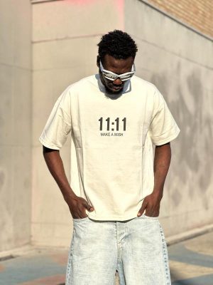 تیشرت طرحدار سفید کد 3539