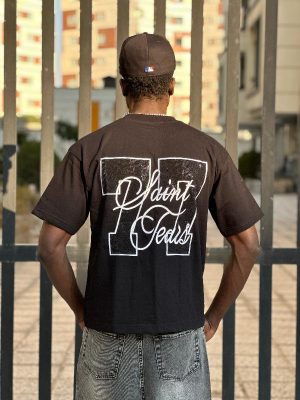 تیشرت طرحدار رنگ مشکی کد 3559