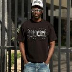 تیشرت طرحدار رنگ مشکی کد 3573