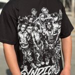 تیشرت طرحدار رنگ مشکی کد 3574