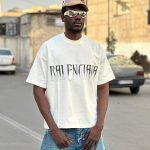 تیشرت طرحدار سفید کد 3605