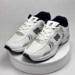 نیوبالانس 530 سفید نقره ای کد 3638