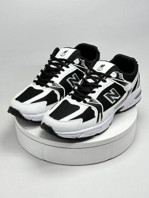 نیوبالانس 530 سفید مشکی کد 3639