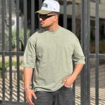 تیشرت بیسیک سبز روشن کد 3610