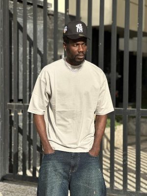 تیشرت بیسیک سفید کد 3613