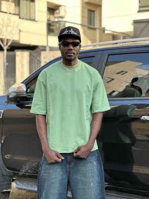 تیشرت بیسیک سبز روشن کد 3620