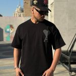 تیشرت AMI امی رنگ مشکی کد 3647