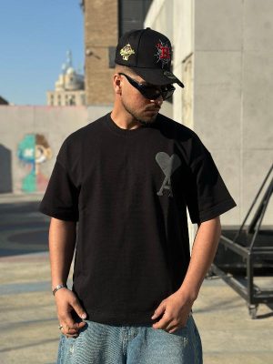 تیشرت AMI امی رنگ مشکی کد 3647