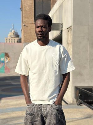 تیشرت AMI امی رنگ سفید کد 3648