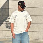 تیشرت طرحدار سفید کد 3655