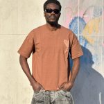 تیشرت AMI امی رنگ آجری کد 3649