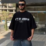 تیشرت چاپی مشکی کد 11562